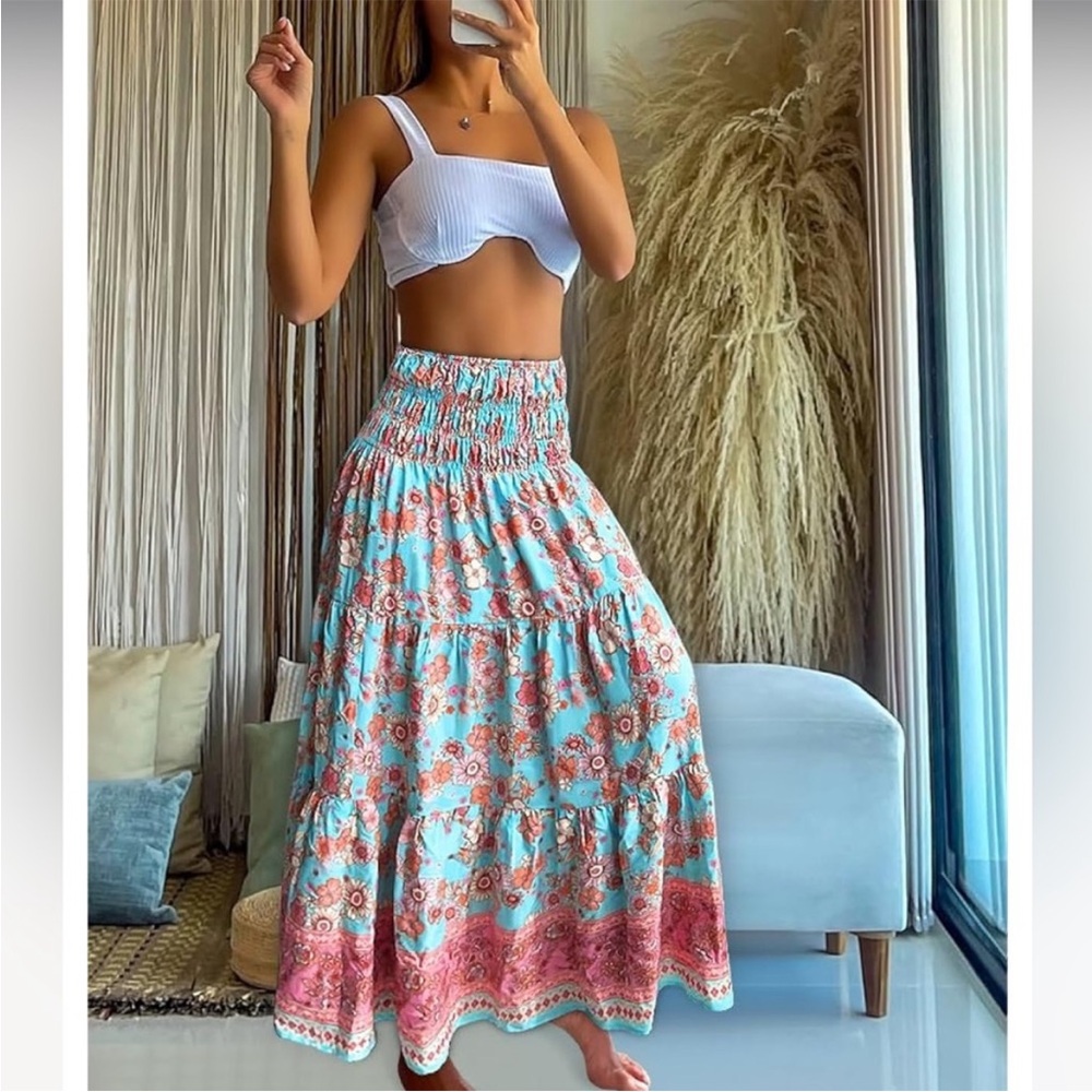 CHIC ME *NEW* Floral Maxi Skirt